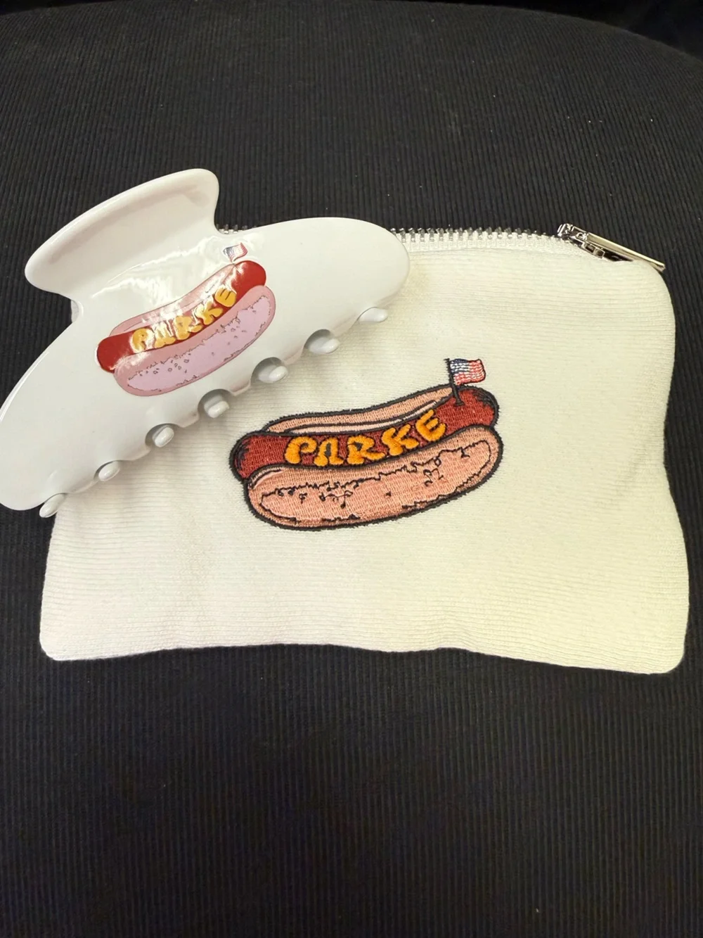 Parke Hot Dog Edit Hair Clip
